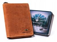 Peterson portfel skóra naturalna brązowy PTN 340 2-1-5 COGNAC - mężczyzna