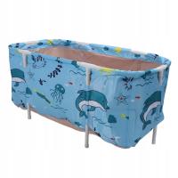 PRZENOŚNA WANNA WIELOFUNKCYJNA DUŻA PRZESTRZEŃ PENA SKADANA WANNA 13