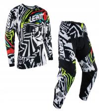 Kombinezon dwuczęściowy Leatt Ride Kit 3.5 Zebra rozmiar M