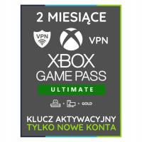 Subskrypcja Xbox Game Pass Ultimate 2 miesiące 60 dni Tylko Nowe Konta VPN