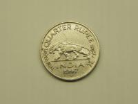 62004/ 1/4 RUPEE 1947 INDIE BRYTYJSKIE