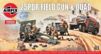 Airfix 01314V 25pdr Field Gun and Quad 1:76