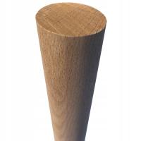 Kołek bukowy gładki 50 cm 50mm drążek drewniany