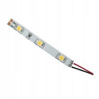 Pasek LED 12v biały ciepły - 3 diody, 5mm, oświetlenie budynków, peronów