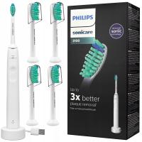 PHILIPS HX3651/13 SZCZOTECZKA SONICZNA BIAŁA + 4 KOŃCÓWKI PRORESULT