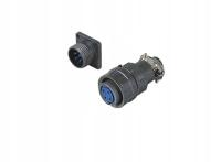 Złącze przemysłowe kompletne wtyk+gniazdo 4-pin CX16Z4 jakar