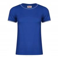 Koszulka tenisowa Wilson Team Seamless damska niebieska r.XS