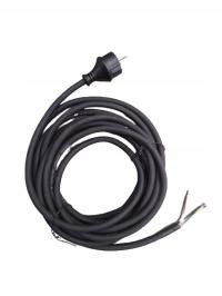 Przewód guma czarny H07RN-F 3x1,5 5,25 mb wtyczka Unischuko IPX4