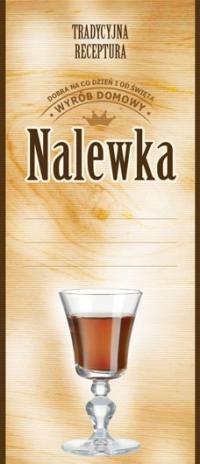 Etykieta na alkohol 116 x 50mm 50 szt.- nalewka