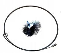 Набор для чистки дымохода снизу проволока 12М щетка 200мм