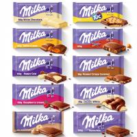 Milka zestaw czekolad 10 sztuk DOWOLNY MIX smaków 87g - 100g Pan_Cukierek