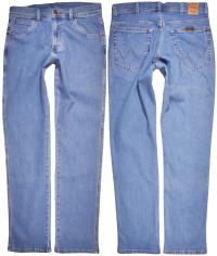 WRANGLER spodnie STRAIGHT blue jeans REGULAR FIT _ W38 L30