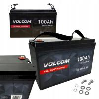 Akumulator bezobsługowy AGM Volcom 12V 100Ah do zasilania awaryjnego