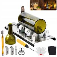 MASZYNA NÓŻ DO CIĘCIA SZKŁA SZKLANYCH BUTELEK STAL NIERDZEWNEJ ZESTAW