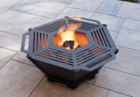 Садовый очаг складной шестиугольник гладкий массивный 2в1 производитель