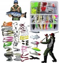 ZESTAW PRZYNĘT WĘDKARSKICH NA RYBY HACZYKI AKCESORIA PREZENT DLA WĘDKARZA