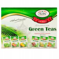 Malwa Green Tea zestaw herbat bombonierka 30 kopert