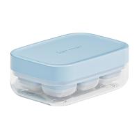 Zamrażarki tacka na lód Możliwość układania w stosy Oszczędność miejsca Easy Release Ice 6 siatek niebieska