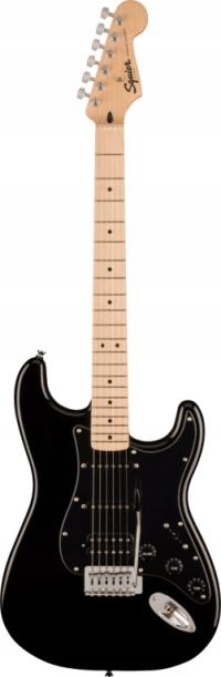 SQUIER SONIC STRATOCASTER HSS MN BPG BLK CZARNA GITARA ELEKTRYCZNA HSS TREM