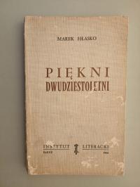 Piękni dwudziestoletni - Hłasko Marek Instytut Literacki Paryż wyd. I 1966