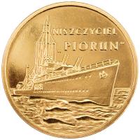 2 zł 2012 - Polskie okręty: Niszczyciel „Piorun” Mennicza (UNC)