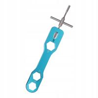 Narzędzie do usuwania sworznia łożyska szpuli Łatwy w użyciu Baitcasting Przenośny Aluminiowy niebieski