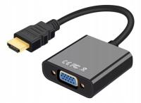 ПЕРЕХОДНИК HDMI - VGA D-SUB 15PIN HD АУДИО КАБЕЛЬ