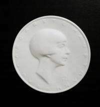 фарфоровая медаль Маргарете гауптманн-реплика