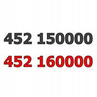 452 150 000 452 160 000 пара злотый легкий номер стартер оранжевый карта x2