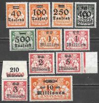 &&ROCZNIK 1923 Fi 152-62**/* !!! abklacze nadruku !!! PRZEDRUKOWE / WMG