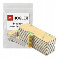 Неодимовый пластинчатый Магнит самоклеящийся 30x10x1 мм клейкие магниты 10