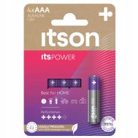 ITSON POWER AAA щелочные батареи 4X высокоэффективные фонарики / игрушки / пульт дистанционного управления