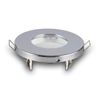 Oczko halogen wpuszczane IP44 RIK-6 CHROM do podbitki łazienki wodoszczelne