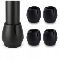 4szt. Nakładki na nogi krzesła z FILCEM gumowe ochronne sylikonowe