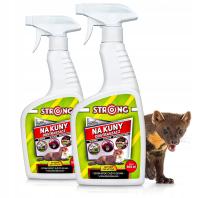2X ODSTRASZACZ NA KUNY DO SAMOCHODU I DOMU WYDŁUŻONE DZIAŁANIE STRONG 500ML
