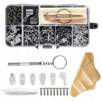 СИЛИКОНОВЫЕ НОСОВЫЕ НАКЛАДКИ ДЛЯ ОЧКОВ БОЛЬШОЙ РЕМОНТНЫЙ КОМПЛЕКТ