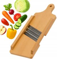 Szatkownica drewniana do kapusty 3-nożowa OLEJOWANA IMPREGNOWANA SOLIDNA