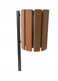 KOSZ na odpady ogrodowy, parkowy,okrągły