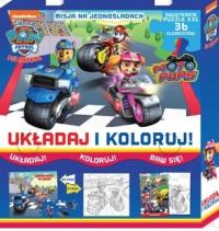 Psi Patrol. Układaj i koloruj - stan NOWA
