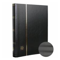 Klaser na znaczki Basic 64 czarny - LEUCHTTURM - do dużych kolekcji