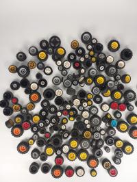 LEGO KOŁA TECHNIC MIX – Koła do Budowy Pojazdów. Sortowane, Oryginalne 100g