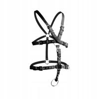 МУЖСКОЙ НАГРУДНЫЙ РЕМЕНЬ С КОЛЬЦОМ ДЛЯ ПЕНИСА BDSM