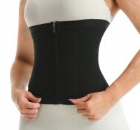 SHEIN CZARNY PAS WYSZCZUPLAJĄCY DO ĆWICZEŃ Z ZAPIĘCIEM NA SUWAK XXL 1JB