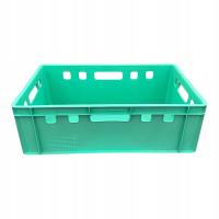 Skrzynka plastikowa Euro 2 nowa ZIELONA pojemnik magazynowy transportowy