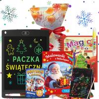 Gotowa PACZKA NA PREZENT MIKOŁAJA MIKOŁAJKI TABLET WODNA KOLOROWA KARTY L09