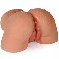 МАСТУРБАТОР ДЛЯ МУЖЧИН 2В1 ИСКУССТВЕННЫЕ ЯГОДИЦЫ ВЛАГАЛИЩЕ АНУС МУЖСКОЙ 3D АНАЛЬНЫЙ