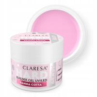 Claresa HARD&EASY Różowy żel budujący do paznokci Panna Cotta 45g