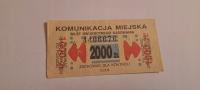 BILET OGÓLNOPOLSKI PRL 2000zł (A)