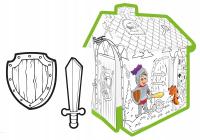 Большой дом для покраски MOCHTOYS Knight 99X68X78CM