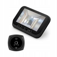4,5-calowy dzwonek do drzwi mieszkania z wizjerem i wyświetlaczem LCD 2 MP